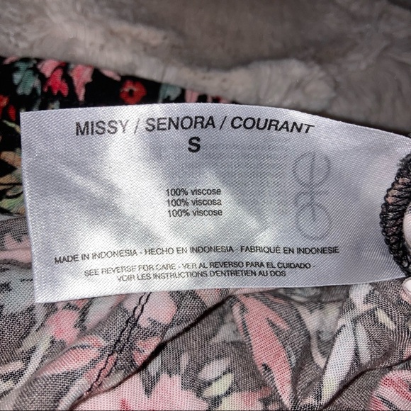 {Jessica Simpson} Floral Print Pull On Ankle Pants - Picture 8 of 12